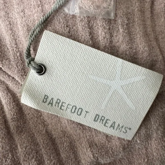 Barefoot Dreams CozyChic Ultra Lite Ribbed Column Maxi Dress Faded Rose S NWT - Picture 6 of 9